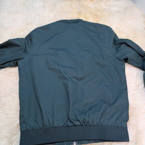 Members Only Classic Green Blue Bomber Jacket Size Medium - Picture 7 of 7